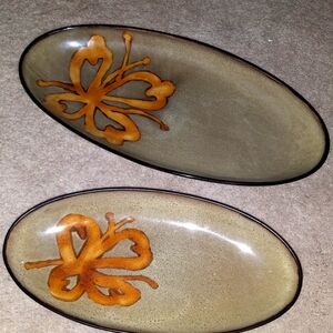Pier 1 Imports Hand Painted Stoneware